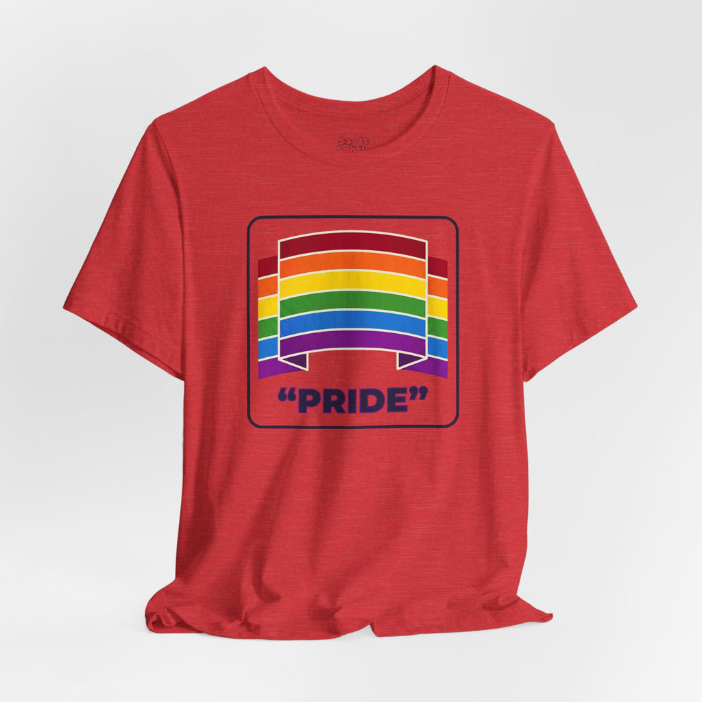 Pride Flag Tee - Unisex Short Sleeve Tee