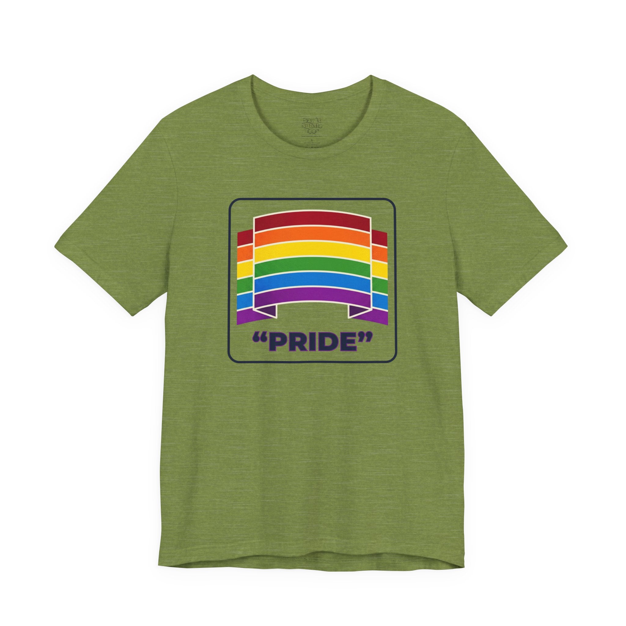 Pride Flag Tee - Unisex Short Sleeve Tee