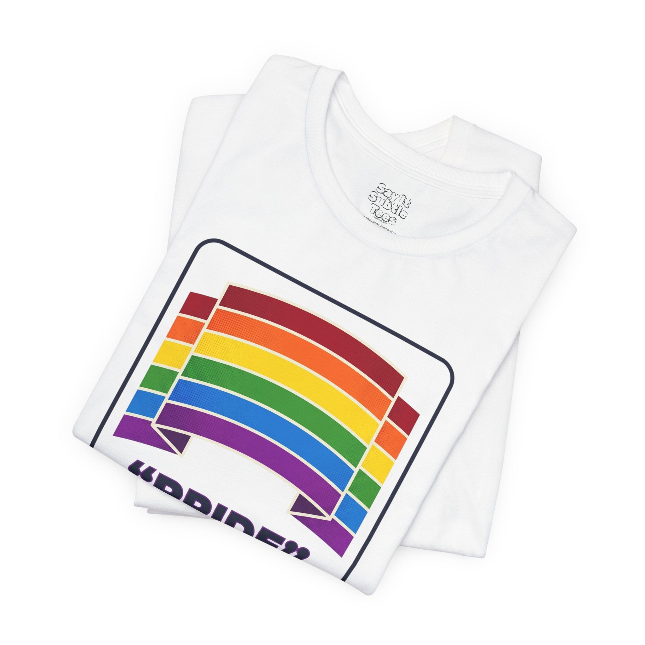 Pride Flag Tee - Unisex Short Sleeve Tee