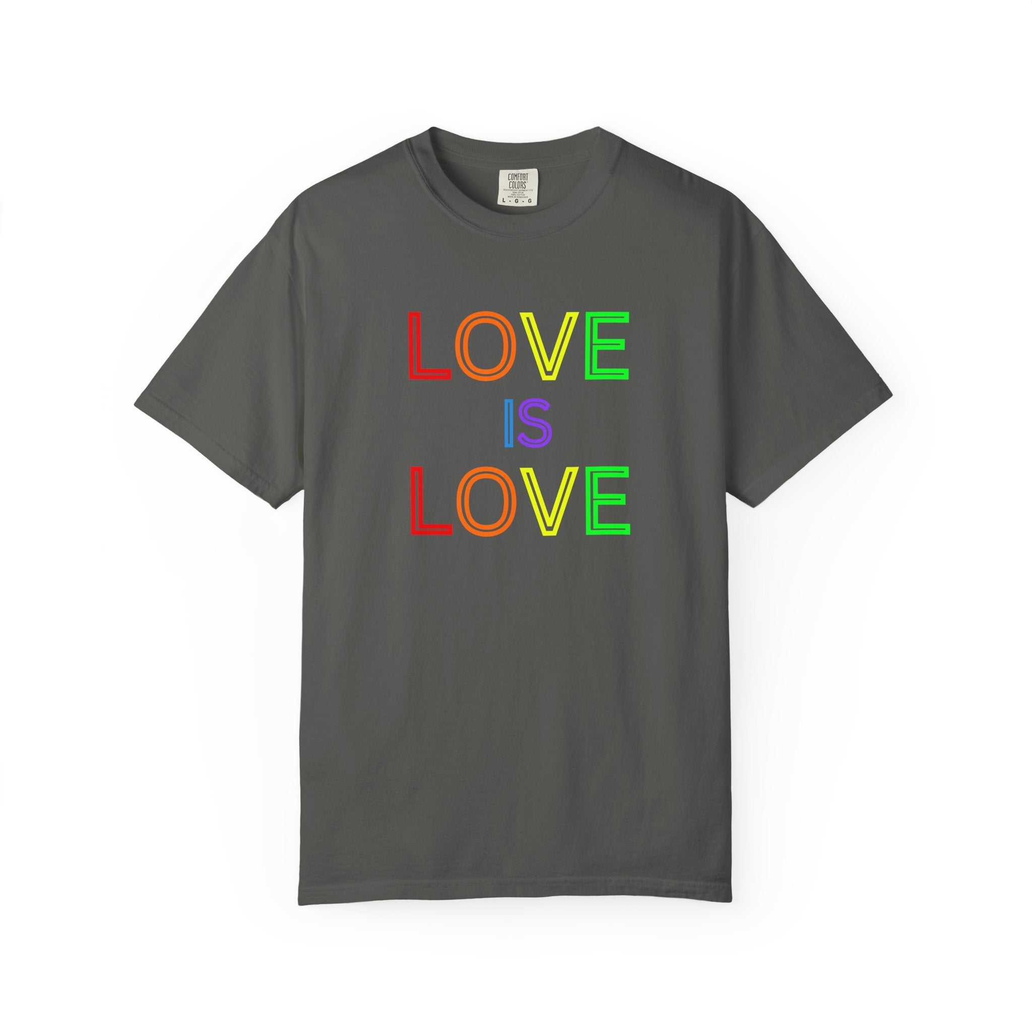 Love Is Love T-Shirt — Rainbow Pride Graphic Tee