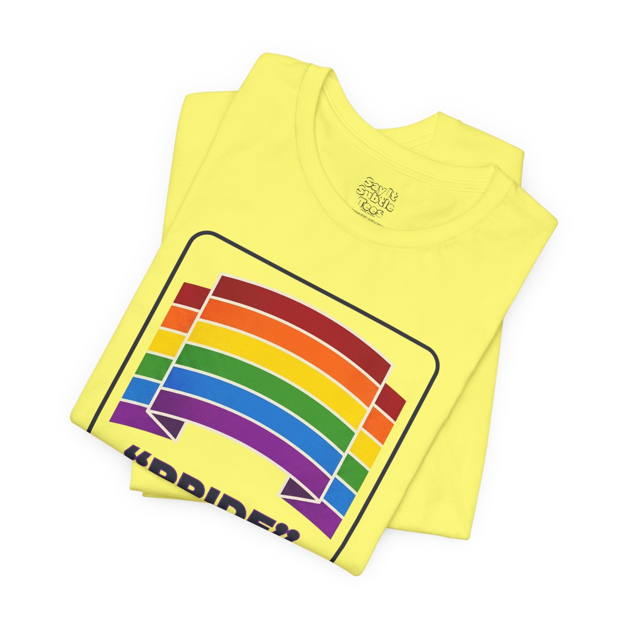 Pride Flag Tee - Unisex Short Sleeve Tee