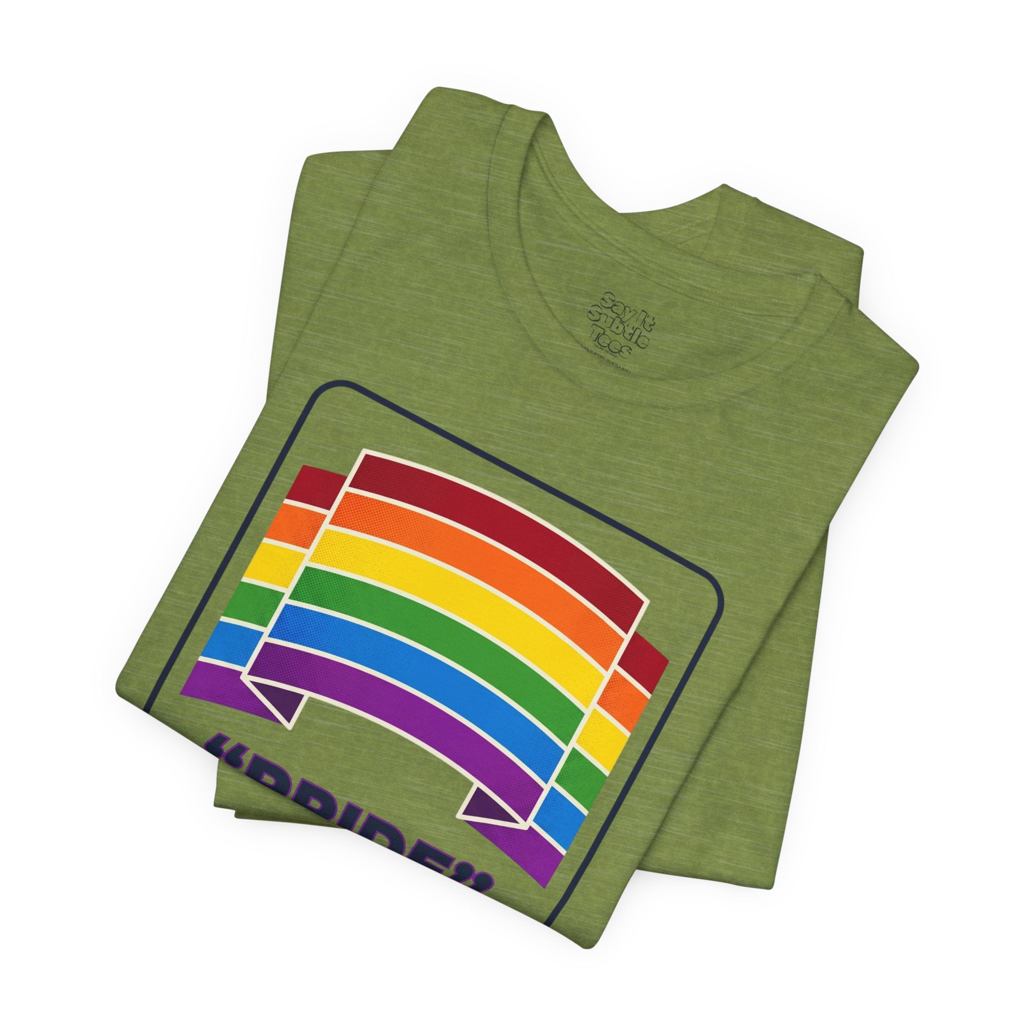 Pride Flag Tee - Unisex Short Sleeve Tee