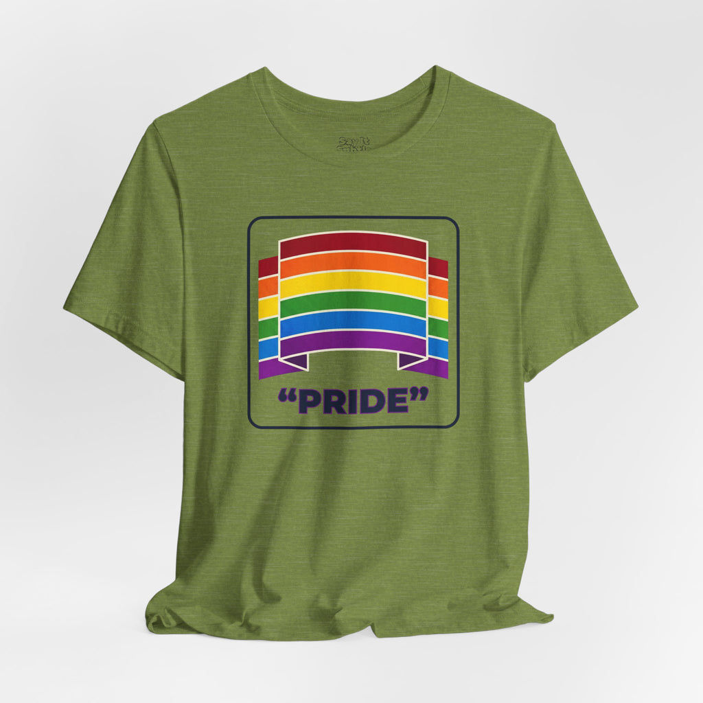 Pride Flag Tee - Unisex Short Sleeve Tee