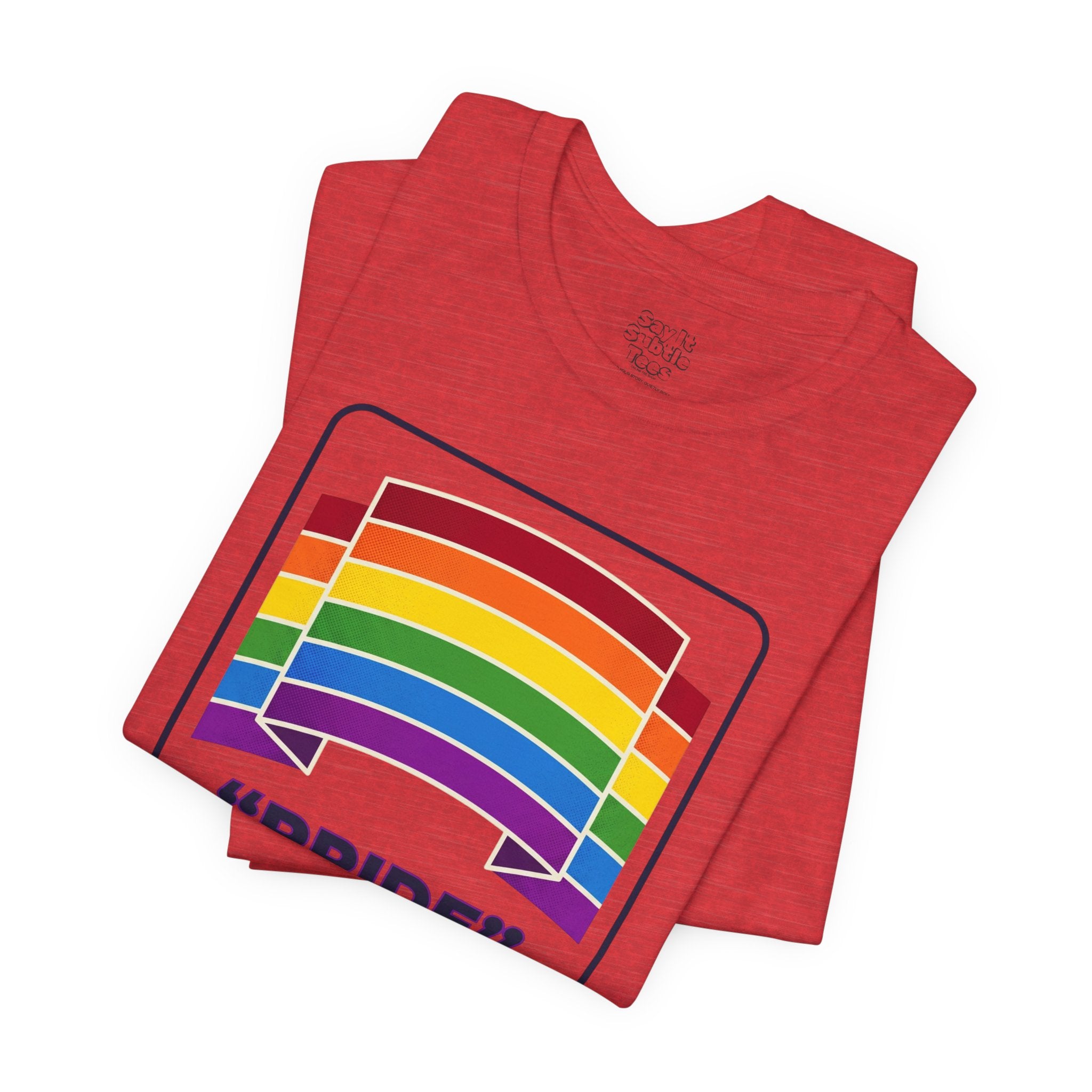 Pride Flag Tee - Unisex Short Sleeve Tee