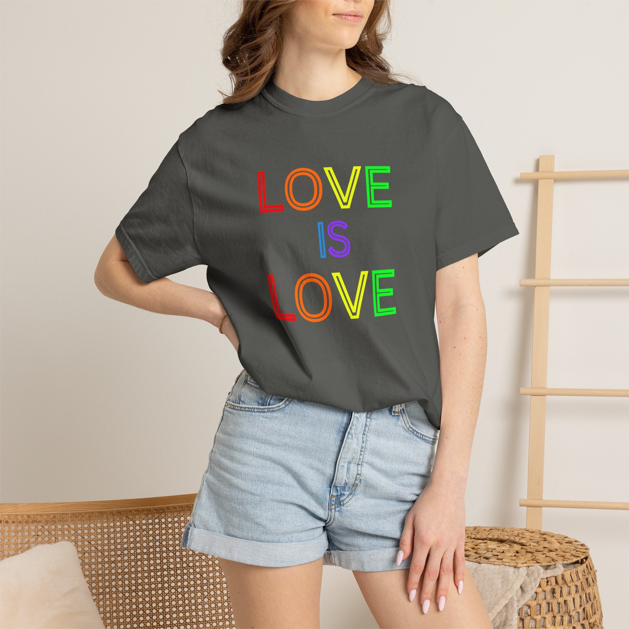 Love Is Love T-Shirt — Rainbow Pride Graphic Tee