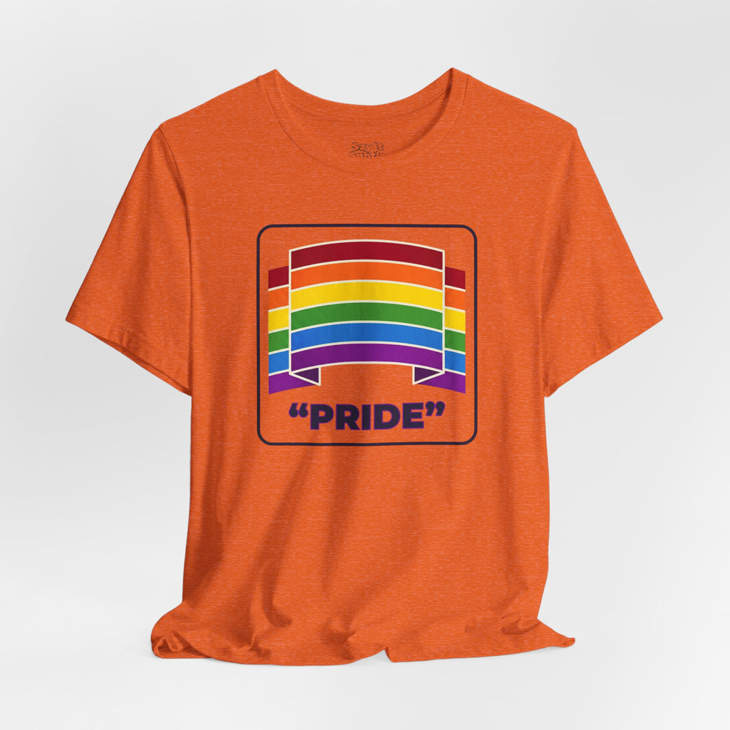 Pride Flag Tee - Unisex Short Sleeve Tee