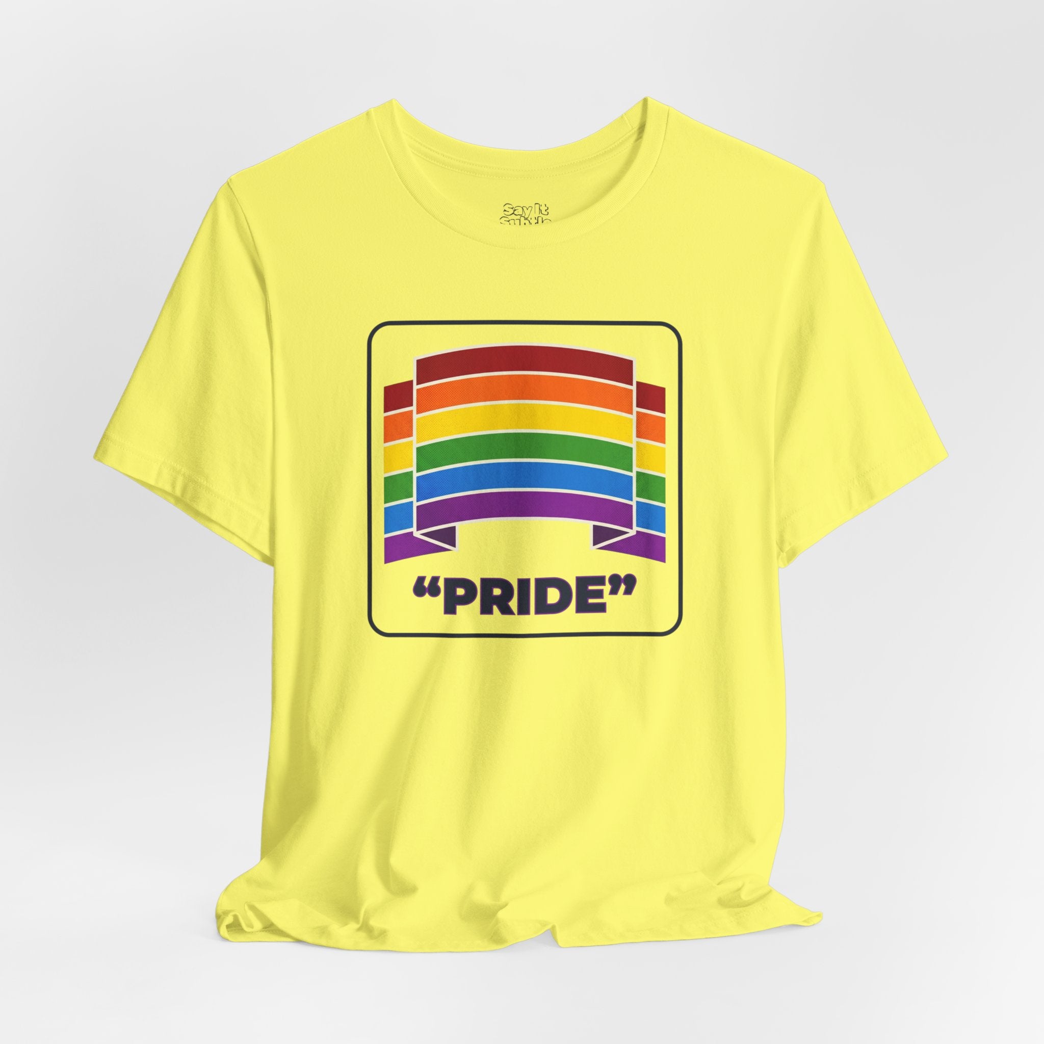 Pride Flag Tee - Unisex Short Sleeve Tee