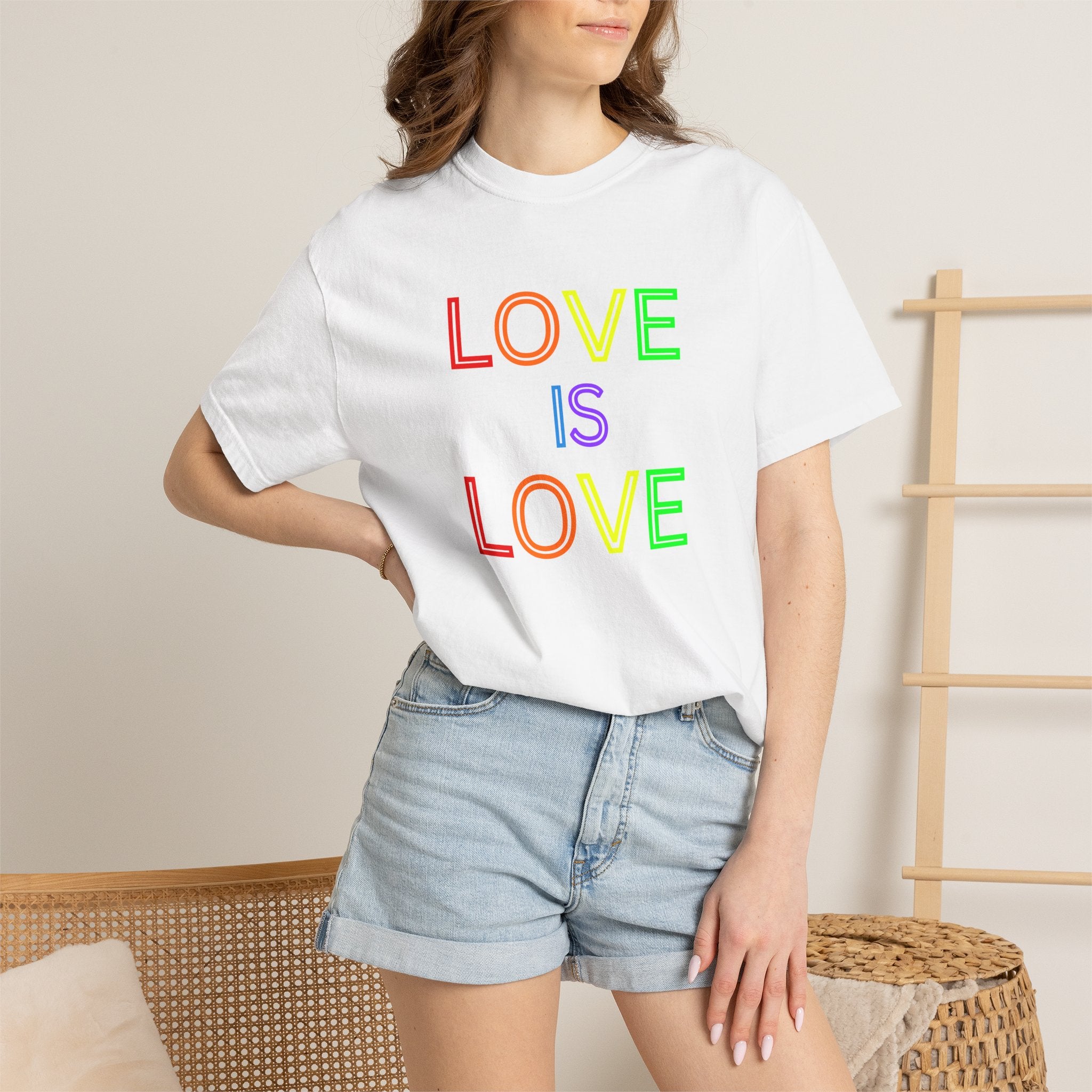 Love Is Love T-Shirt — Rainbow Pride Graphic Tee
